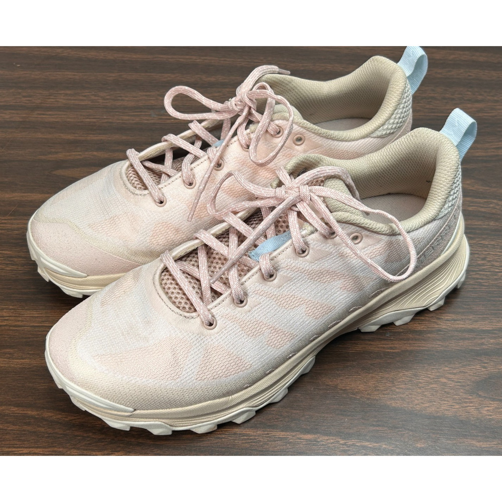 Merrell Speed Eco Womens Hiking Shoes-Pink Salt Size 10.5 US Outdoors Summer